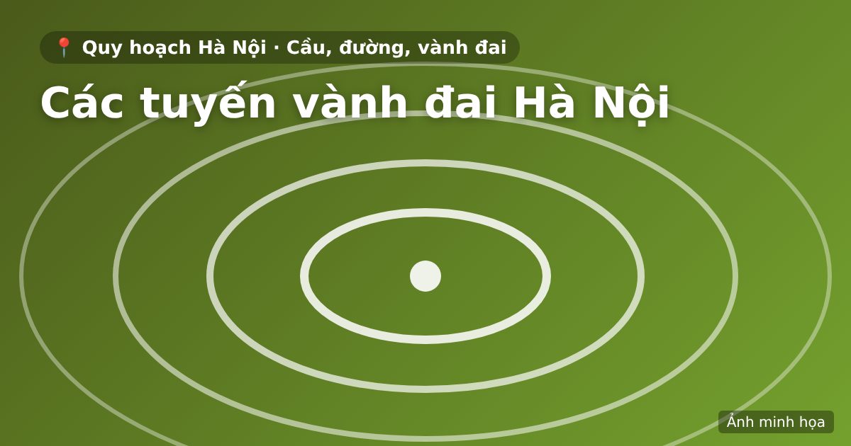 Các tuyến vành đai Hà Nội: Vành đai 1, 2, 2,5, 3, 3,5 đang đến đâu?